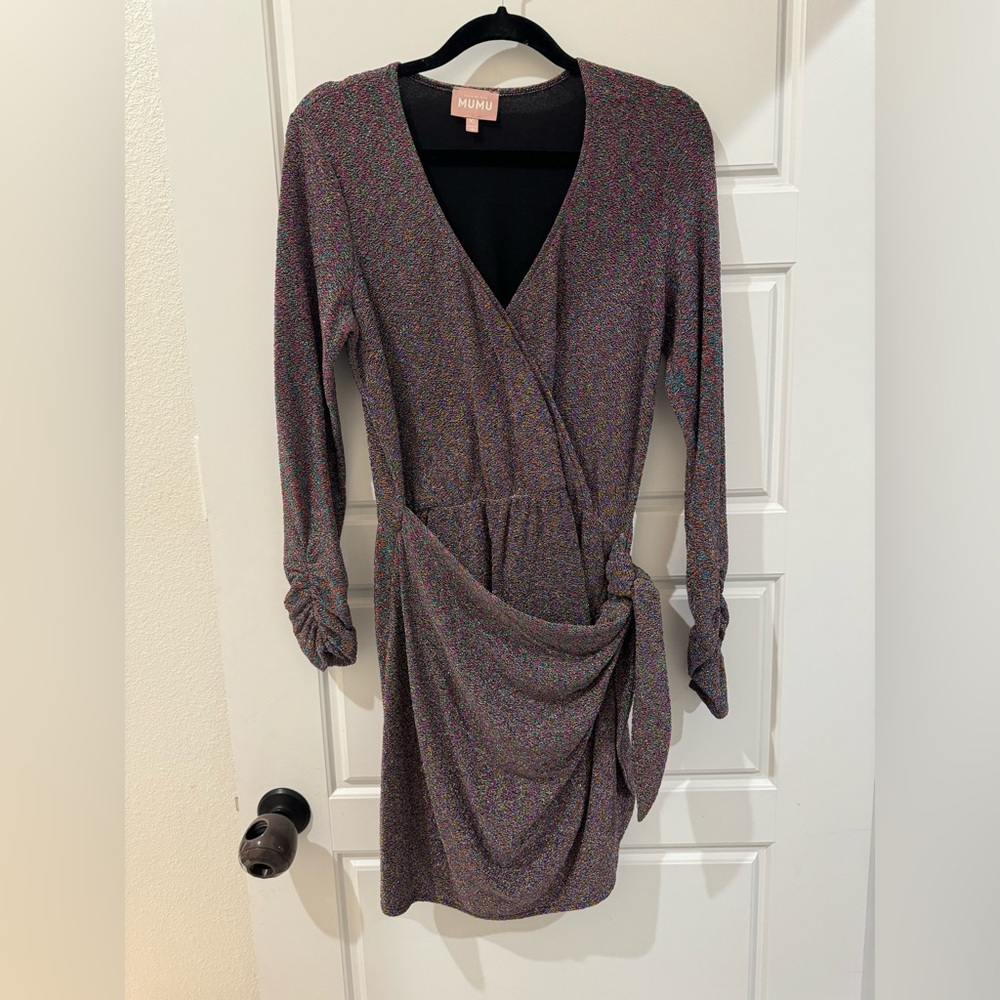 Show Me Your Mumu Kimora Mini Wrap Dress